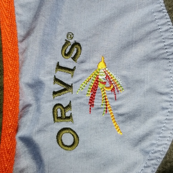 Orvis Men's Signature Quarter Zip Sweatshirt Grey Size XL - Picture 9 of 16